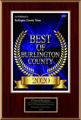 PrimoHoagies Awards 2020 - Best of Burlington County