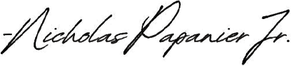 PrimoHoagies CEO Signature